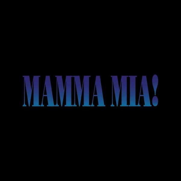 Allt+alla Mamma Mia Teaterlogo T-shirt för kvinnor Black XL