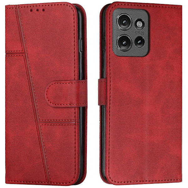 Motorola Moto G 5G (2025) -kotelo, jalustallinen, suojakansi, nahkainen puhelinkotelo Multicolor Style C