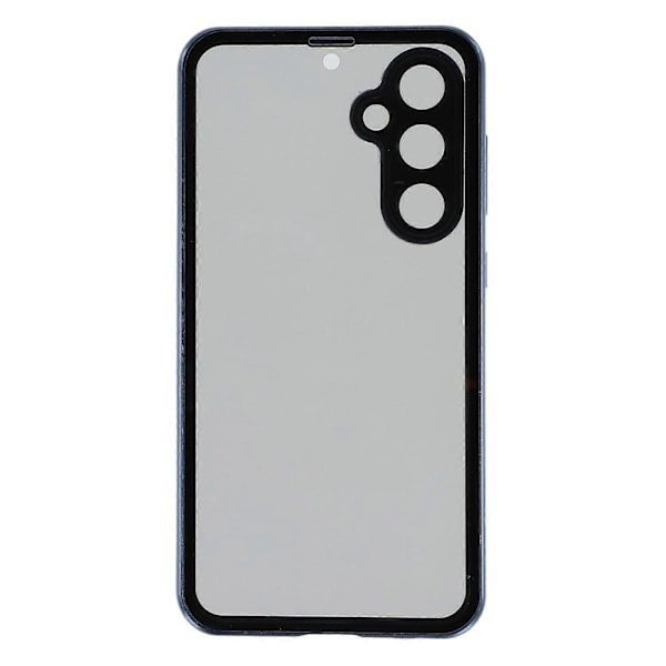 Til Samsung Galaxy S23 FE Cover med Skærmbeskytter/Linsefilm Hærdet Glas Metal Telefon Cover Multicolor Dark Blue