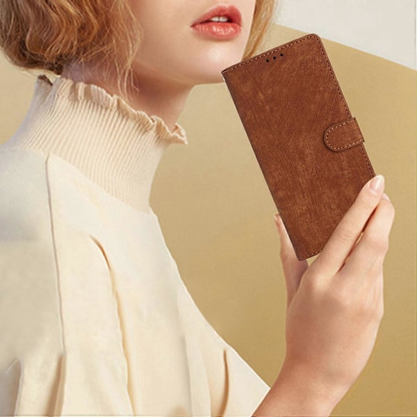 PU-lommebokdeksel til Xiaomi Redmi 12C 4G, hudvennlig stativ Multicolor Style A