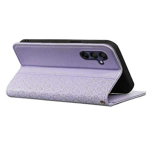 Plånboksfodral för Samsung Galaxy A26 5G Stark Magnetisk Rutmönster Präglat Läder Flip Multicolor Style F