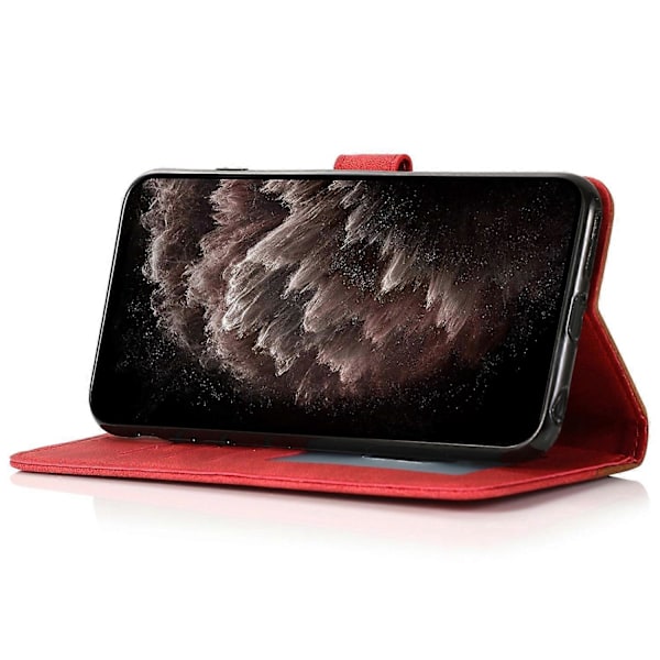 För Samsung A56 5G Tvåfärgat Läder Plånboksfodral Skyddande Flip Ställ Multicolor Style C