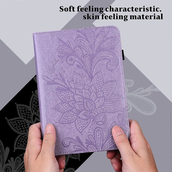 Læder tablet cover med kort slots og stativ til Lenovo Tab M11/Xiaoxin Pad 11 2024 Multicolor Style B
