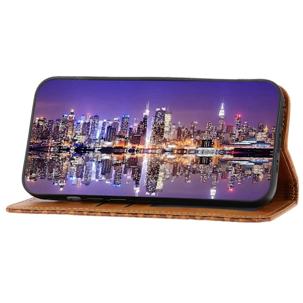 Telefon Læder Etui til Samsung Galaxy M54 5G/F54 5G, Præget Rombe Mønster Pung Stand Cover Multicolor Style F