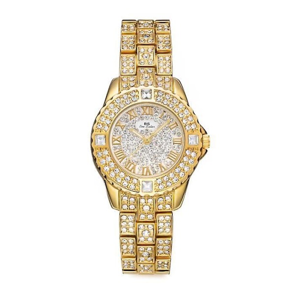 Kvinnor Rhinestones Watch Med romerska siffror