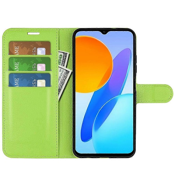 Honor X8 5G Lompakkokotelo PU-nahkaa+TPU Folio Flip Magneettilukolla Multicolor Style F