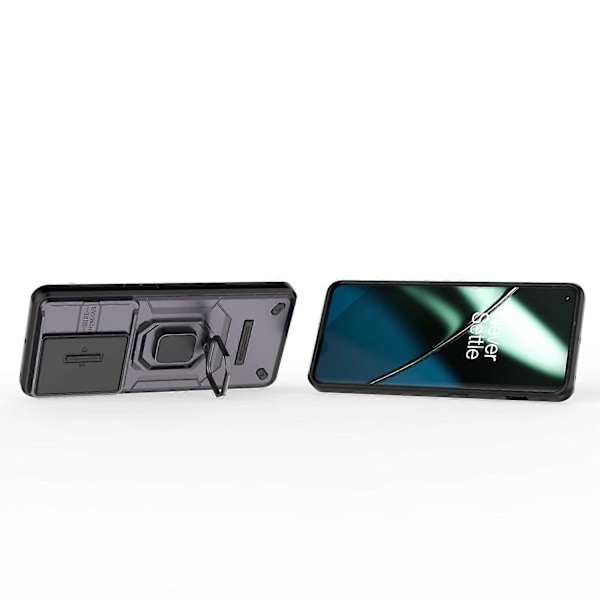 OnePlus 11 5G -kotelo, liukulinssisuoja, rengaspidike, PC+TPU-puhelinkuori Multicolor Style A