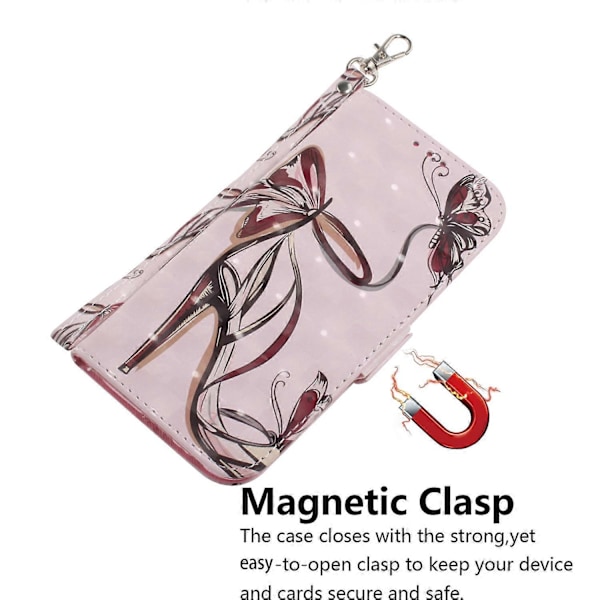 Til Samsung Galaxy A06 Etui Mønstertryk Læder Wallet Telefon Cover Multicolor Style H