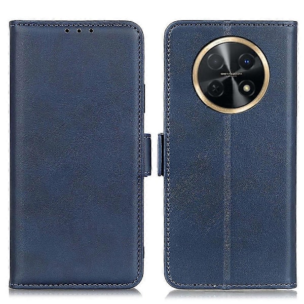För Huawei nova Y91 4G/Enjoy 60X Plånboksfodral med Kohudstruktur PU Läderfodral med Ställ Multicolor Style D