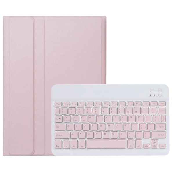 AH17 Suojakotelo Huawei MatePad 11.5 -tabletille irrotettavalla Bluetooth-näppäimistöllä, nahkainen jalustakansi Multicolor Pink