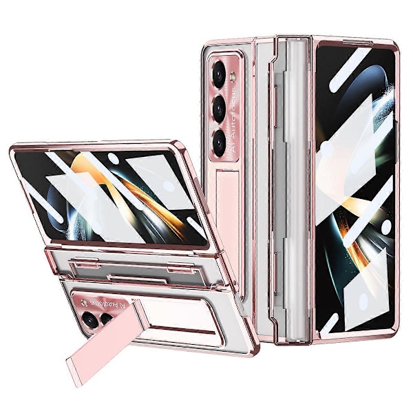 Til Samsung Galaxy Z Fold5 5G Støtteben PC Cover Stødsikkert Foldbart Telefoncover Multicolor Style C