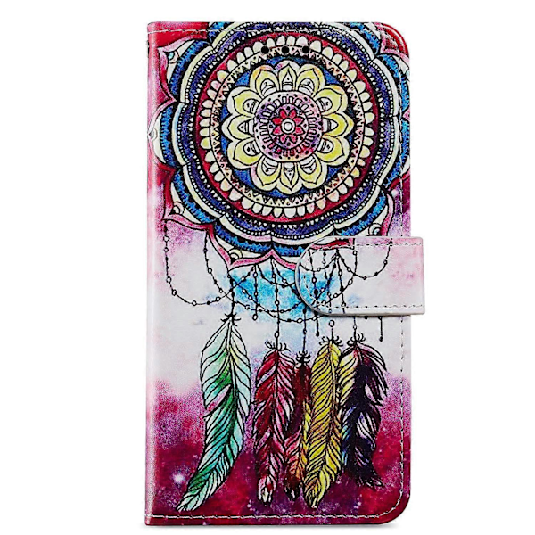 Plånboksfodral för Samsung Galaxy A15 5G PU Läder Mönstertryck Telefonskal Multicolor Style R