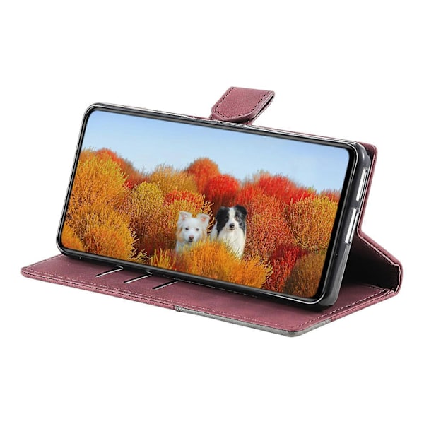 Lærveske med RFID-blokkering, lommebokstativ og stropp til Samsung Galaxy A16 5G/A16 4G Multicolor Style C