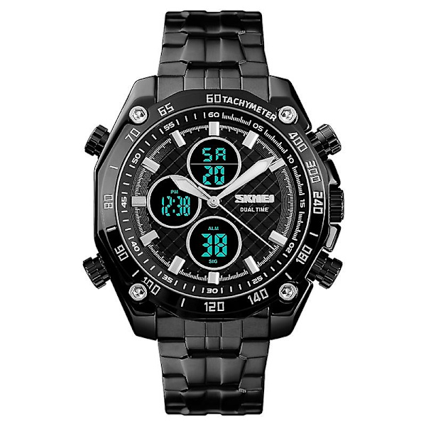Skmei 1302 Mode Herr Fritid Watch Svart Black