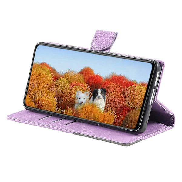 Lærveske med RFID-blokkering, lommebokstativ og stropp til Samsung Galaxy A16 5G/A16 4G Multicolor Style E