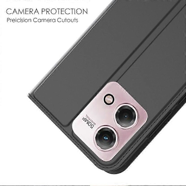 Motorola Moto G Stylus 5G (2023) PU-nahkainen puhelinkuori, jossa jalusta ja korttipidike Multicolor Style A