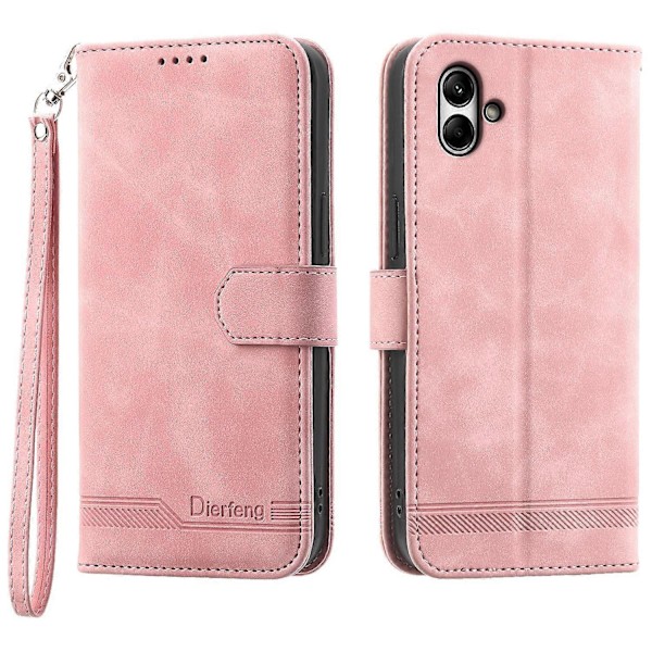 DIERFENG DF-03 Etui til Samsung Galaxy A05 4G PU Læder Stand Telefon Wallet Shell Multicolor Style B