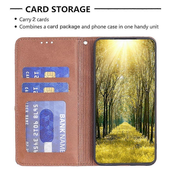 Samsung Galaxy A15 4G -puhelinkotelo jalustalla ja korttipaikoilla Multicolor Style C