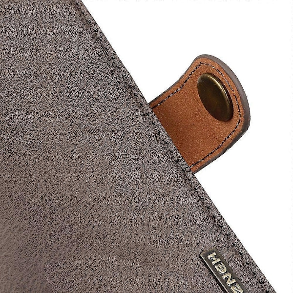 KHAZNEH Plånboksfodral i PU-läder med kohudstextur för Huawei Mate 60 Pro med Ställ Multicolor Style C