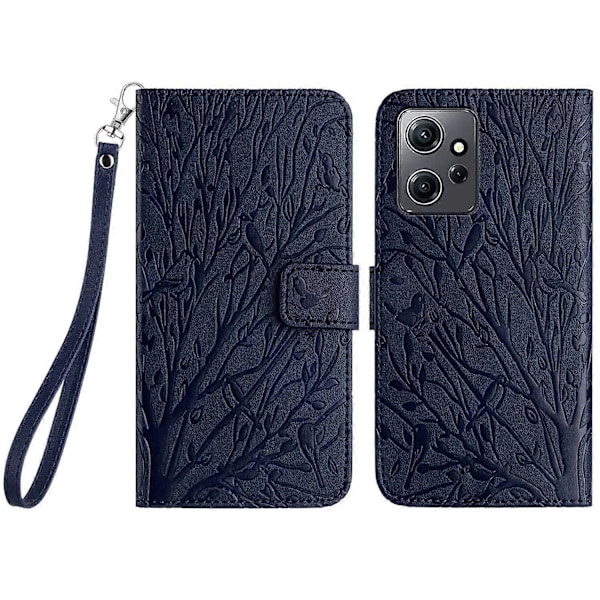 Xiaomi Redmi Note 12 4G -kotelo, naarmuuntumaton lompakko PU-nahkainen jalustallinen puhelinkuori Multicolor Style A
