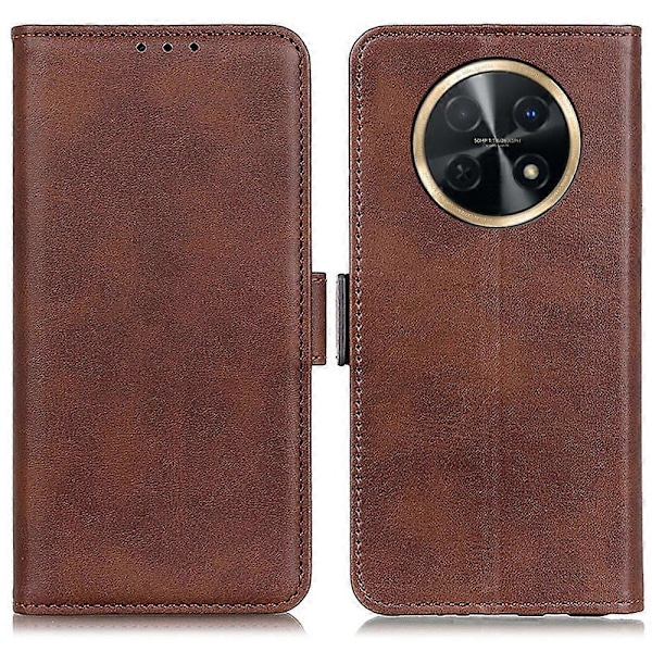 För Huawei nova Y91 4G/Enjoy 60X Plånboksfodral med Kohudstruktur PU Läderfodral med Ställ Multicolor Style E