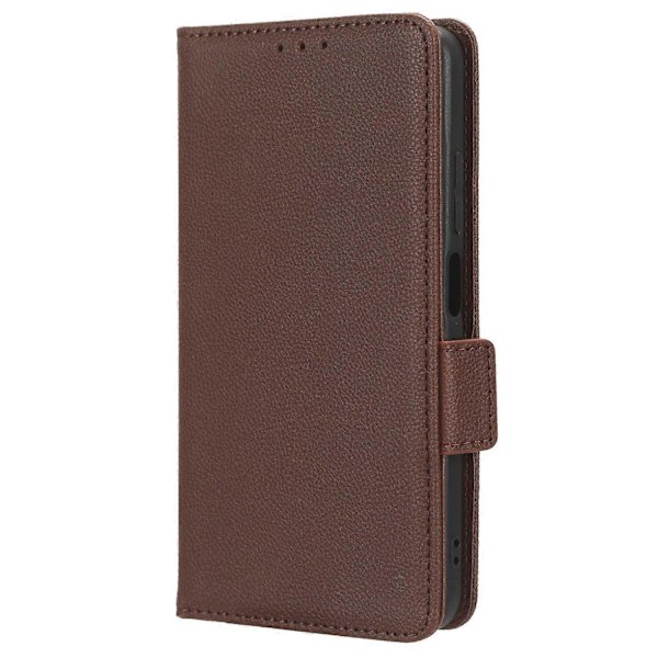 PU Læder Telefonpung til Nokia C02, Litchi Tekstur Stand Telefoncover Multicolor Style F
