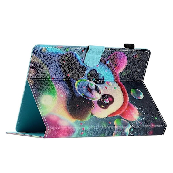 7-tommers Universal Tablet Case PU Læder Mønster Stand Kort Holder Beskyttelsescover Multicolor Style D