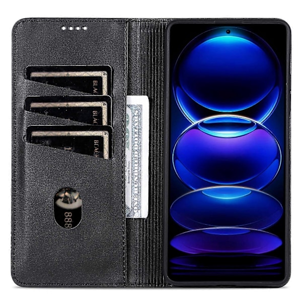 AZNS Samsung Galaxy A06 -kotelo, lehmännahkajäljitelmä PU-nahkainen lompakkokotelo - Vihreä Multicolor Black