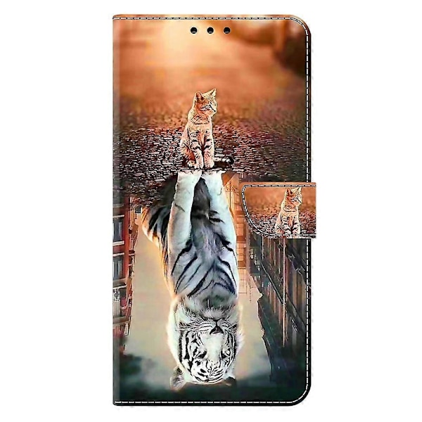 Til Samsung Galaxy S25 Etui Magnetisk Lås 3D Mønster Læder Wallet Telefon Cover Multicolor Style J