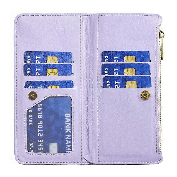 Plånboksfodral i Läder för Samsung Galaxy A15 4G Multicolor Style B