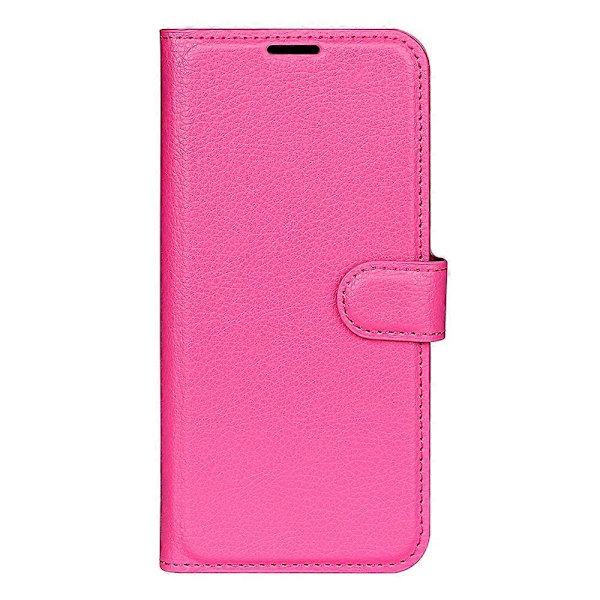 För Samsung Galaxy M16 5G Skal Litchi Textur Stötsäkert Läder Plånboksfodral Multicolor Rose