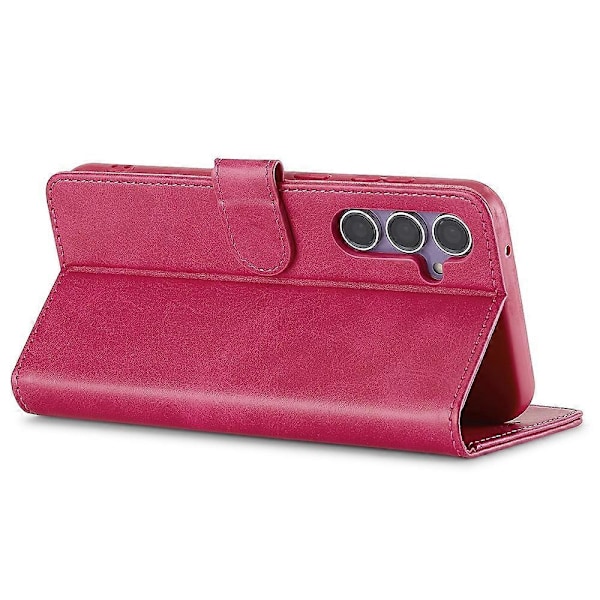LC.IMEEKE Etui til Samsung Galaxy A16 5G/A16 4G Kalveskindsstruktur PU Læder Stand Wallet Telefon Cover Multicolor Style C