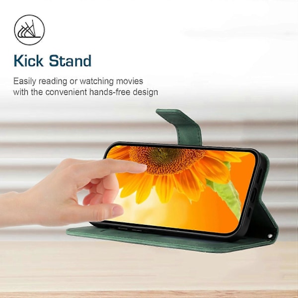 Til Xiaomi 14 Pro Etui Hud-berørings Wallet Stand Læder Cover med Skulderrem Multicolor Style G