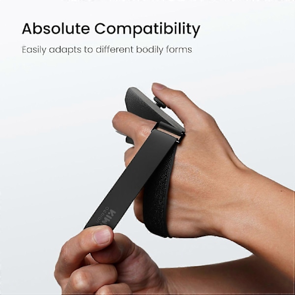 KIWI DESIGN Q1 PRO-2.2U Skyddsfodral för Meta Quest 3/3S Controller Grip Silikonskydd med Justerbar