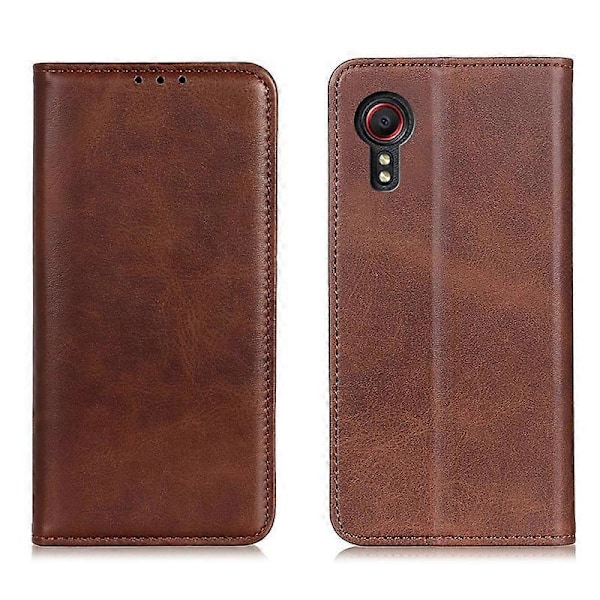 Magnetisk Stängning Delad Läder Plånbok Ställ Telefonskal Fodral för Samsung Galaxy Xcover 5 Multicolor Style D