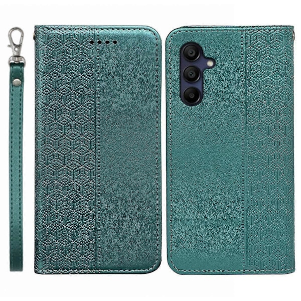 Plånboksfodral för Samsung Galaxy A26 5G Stark Magnetisk Rutmönster Präglat Läder Flip Multicolor Style D