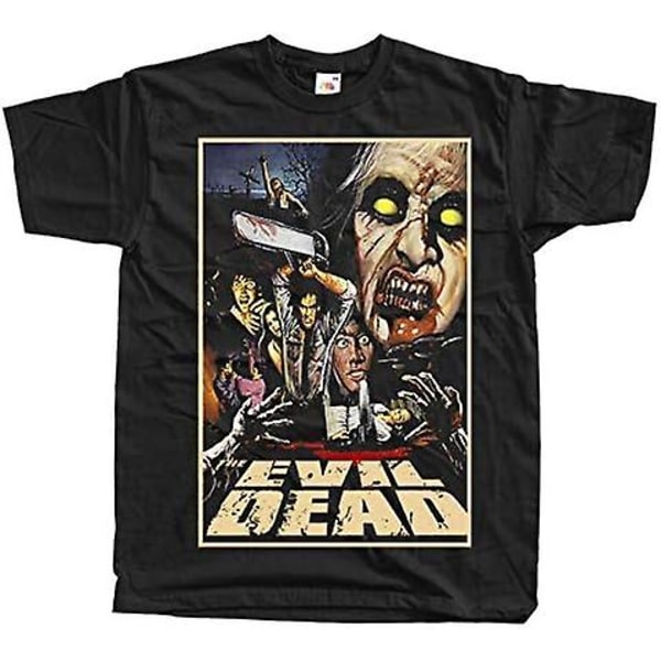 Evil Dead V6 Skräckfilm Svart T-shirt -vuxen, 3xl Black XL