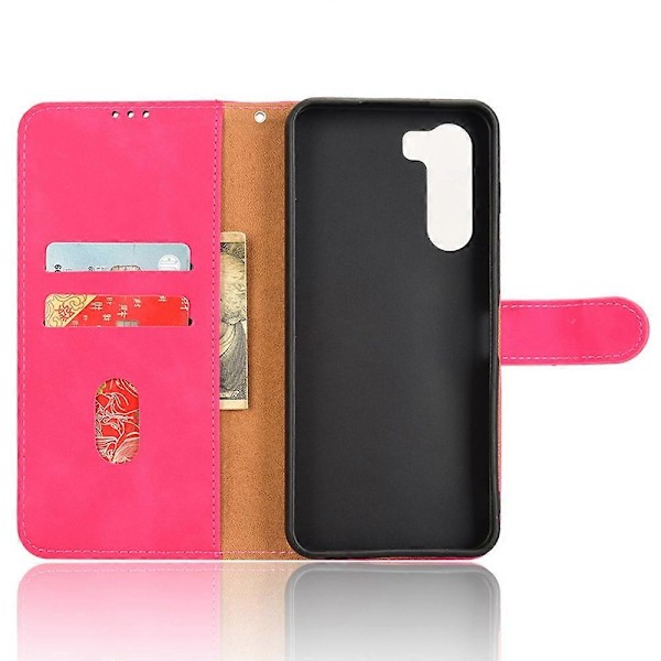 Læderetui til ZTE nubia S 5G A403ZT, hudfølelse, anti-drop, pung, flip-telefoncover Multicolor Rose