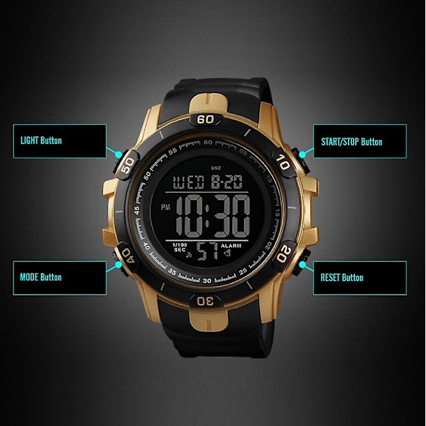Skmei 1475 Herr Multifunktionell Watch Blå Blue