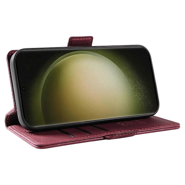 YIKATU YK-005 Telefonpung Etui til Samsung Galaxy S23 Ultra med Hudvenligt Læder og Støttefunktion Multicolor Style F