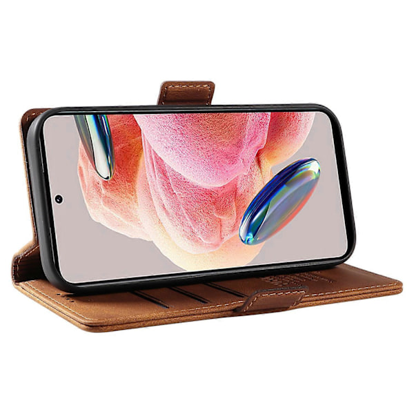 YIKATU YK-005 Til Xiaomi Redmi Note 12 4G Hud-berørings Telefon Cover PU Læder Wallet Stand Shell Multicolor Style C