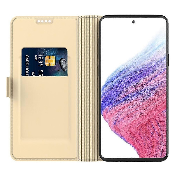 Skal för Samsung Galaxy A16 5G/A16 4G Stötsäkert TPU Innerskal Läder Telefonskydd Multicolor Style A