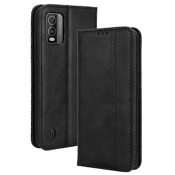Til Nokia C210 Etui Wallet Retro PU Læder Beskyttende Telefon Cover Multicolor Style A