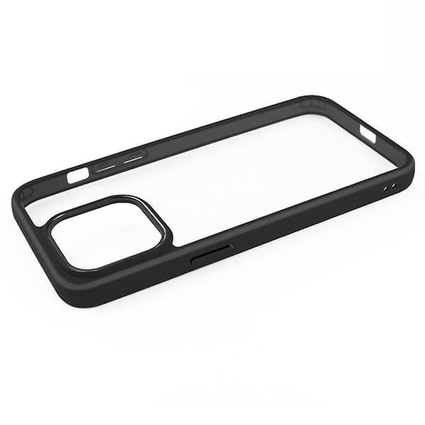 För Iphone 15 Pro Max Transparent phone case anti-scratch Pc Back Tpu Frame Cover
