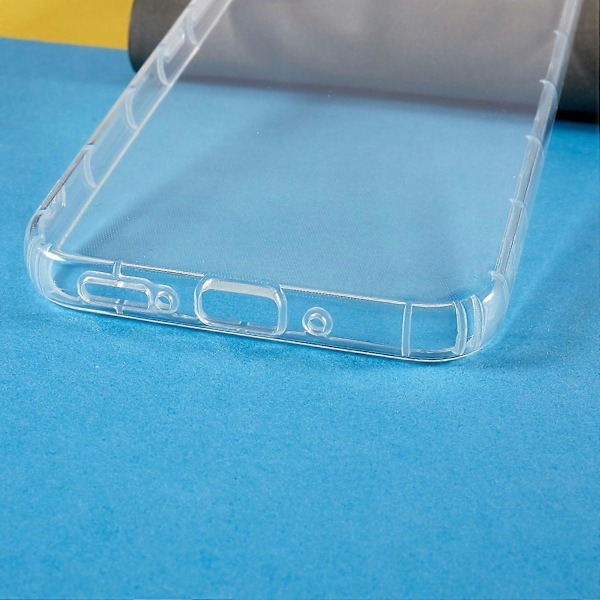 For Samsung Galaxy A54 5G Transparent Telefondeksel Airbag Beskyttelse Støtsikker Fleksibel TPU Cover