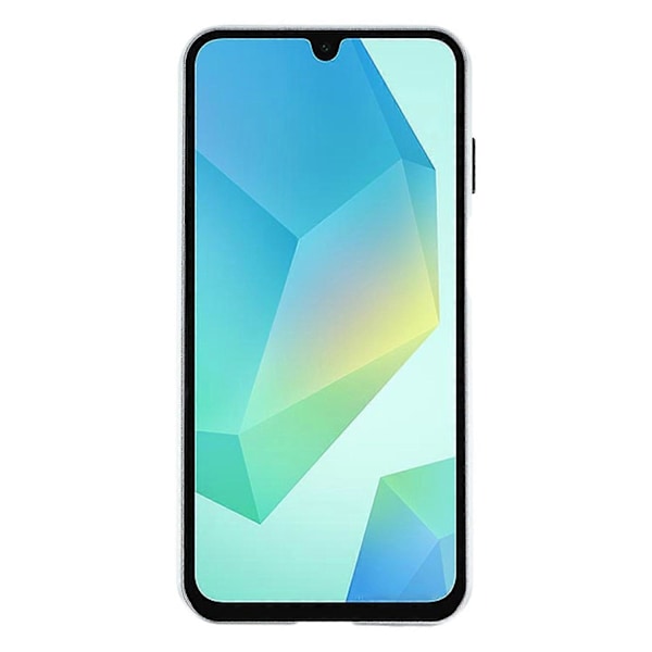 Deksel til Samsung Galaxy A16 5G/4G med skjermbeskytter/linsefilm herdet glass metall telefondeksel Multicolor Silver