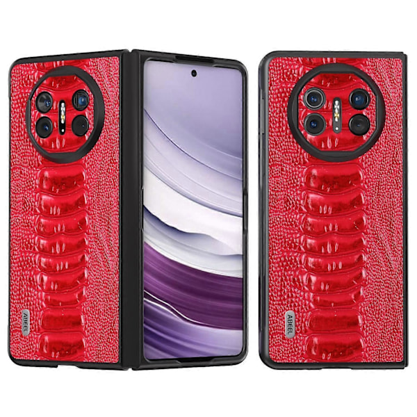 Skal för Huawei Mate X5 Krokodiltextur Äkta Läder+TPU+PC Mobilskal Multicolor Style D