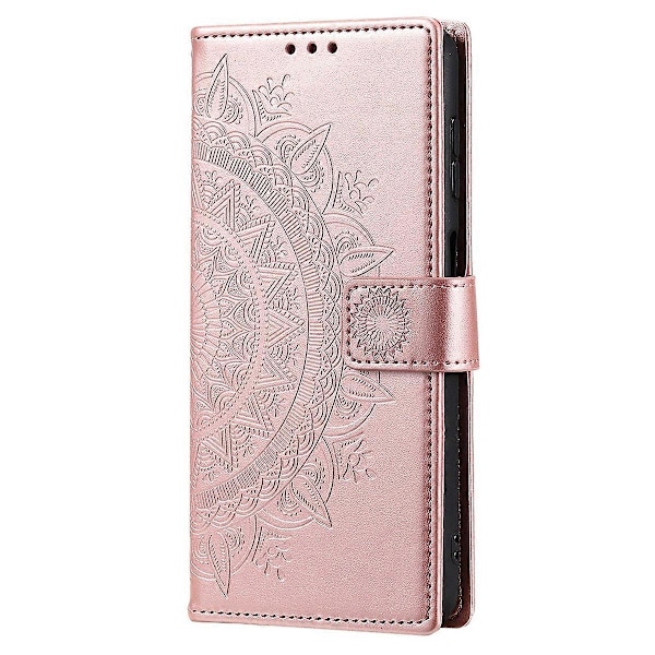 Fodral för Samsung Galaxy A16 5G/A16 4G, präglat Totem PU Läder Plånbok Ställ Telefonskal Multicolor Style C