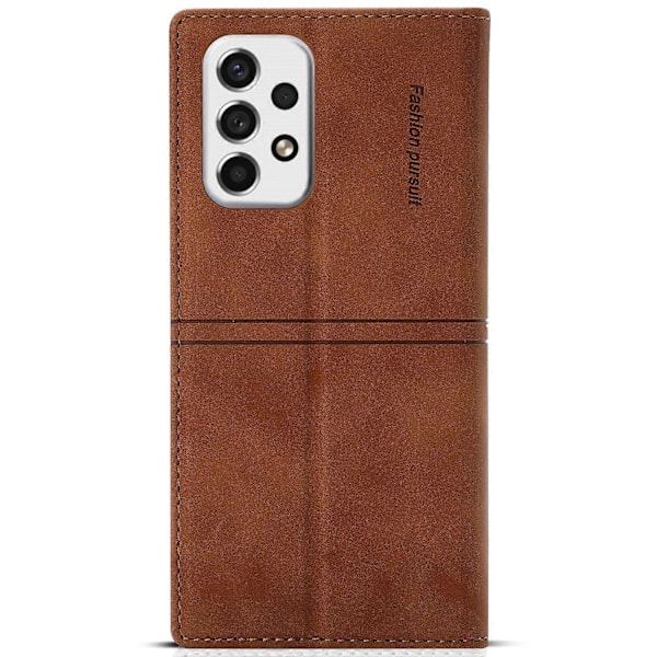 Itsestään imeytyvä magneettinen PU-nahkakotelo lompakkotelineellä Samsung Galaxy A53 5G:lle Multicolor Style E