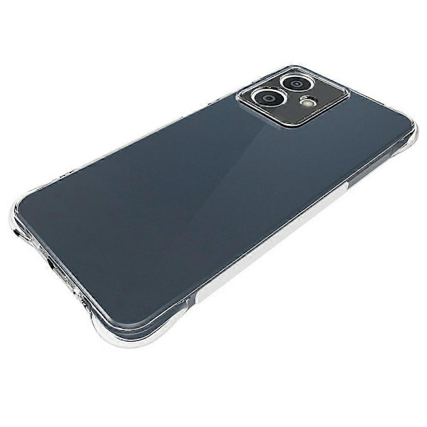 För HMD Crest 5G TPU Telefonfodral Halkfritt Transparent Mobilskal